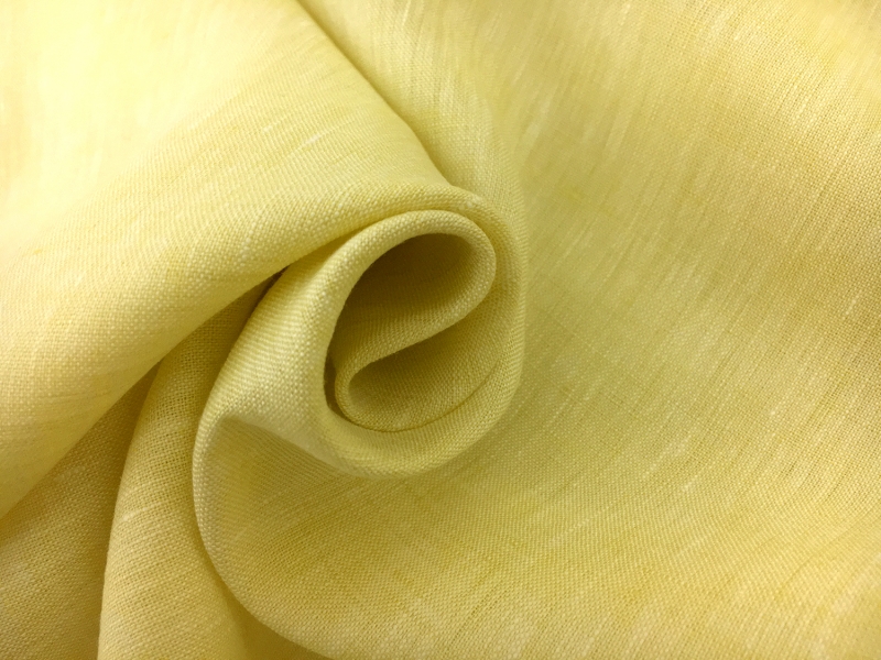 Two Toned Lightweight Linen in Citrus Yellow1