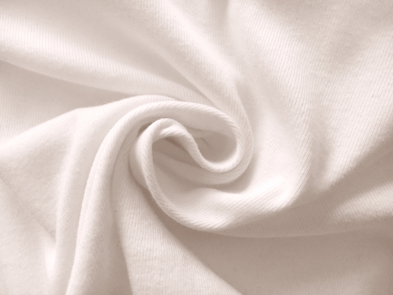 Japanese Cotton Tubular Rib Knit in Off White1
