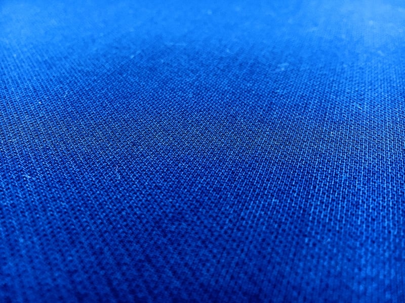 Heavy Silk and Wool in Cobalt0
