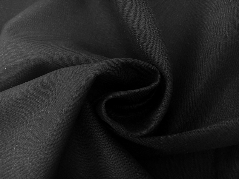 Linen Cotton Blend in Black1