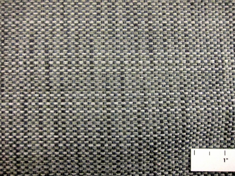 Cotton Blend Basketweave Upholstery in Granite1