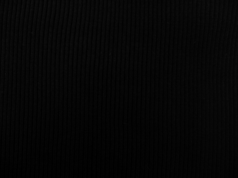 Nylon Rib Knit in Black1