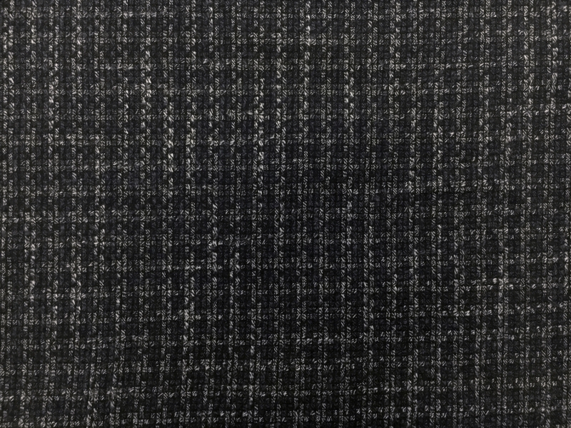 Italian Wool Bamboo Blend Novelty Suiting in Grey0