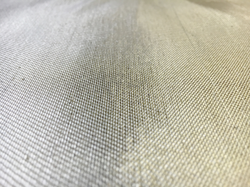 French Cotton Blend Iridescent Metallic Twill in Silver and Gold1