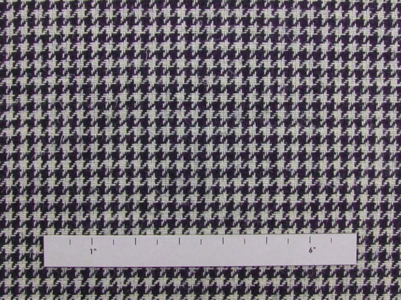 Linen Upholstery Houndstooth 1