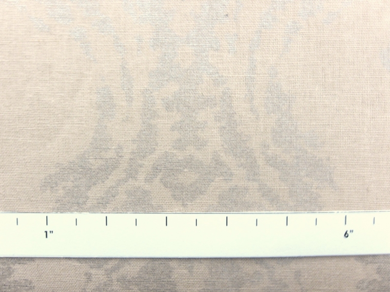 Cotton Linen Foil Print1