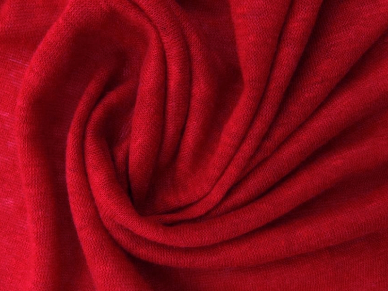 Linen Knit in Red1