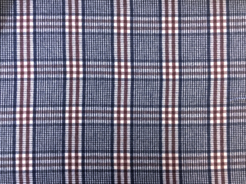 Recycled wool flannel fabric