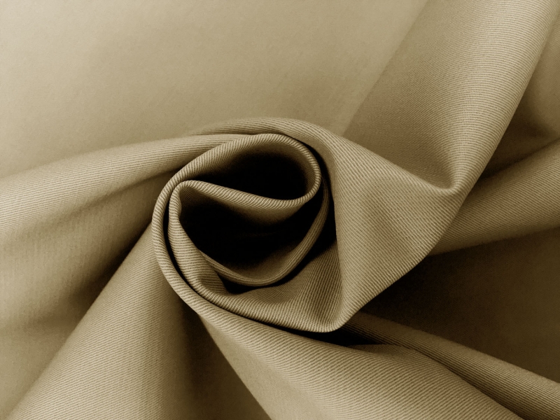 Japanese Cotton Stretch Twill in Tan1