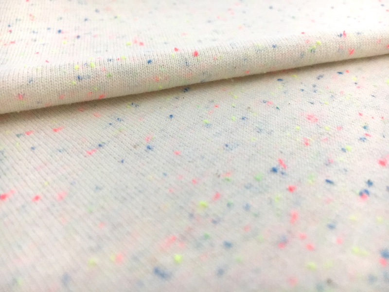 Cotton Blend Neon Speckle Jersey0