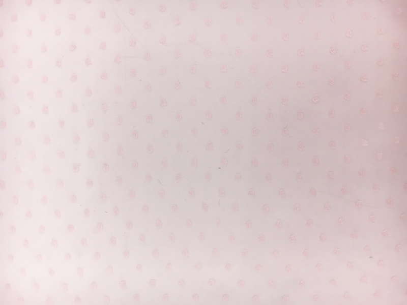 Dotted Swiss Silk Chiffon in Baby Pink1