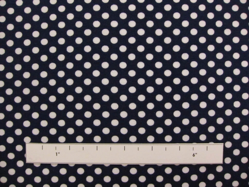Cotton Jersey With Polka Dot Print1