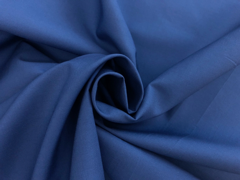 Imported Cotton Poplin in Royal Blue1
