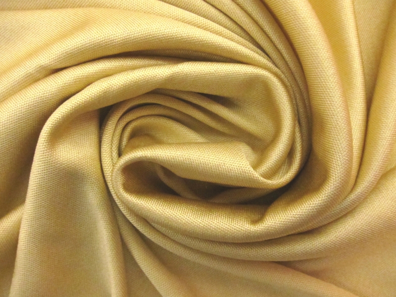 Silk Jersey in Gold | B&J Fabrics