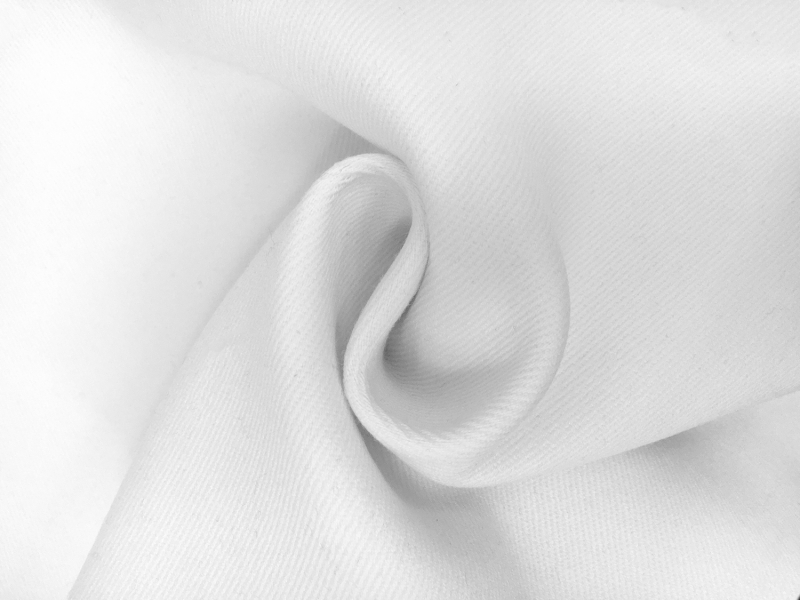 Italian Wool Blend Stretch Doubleface Twill Coating in White1
