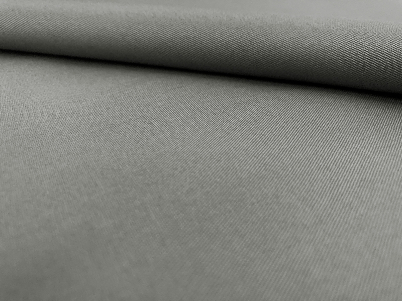 Combed Cotton Fineline Twill in Grey0
