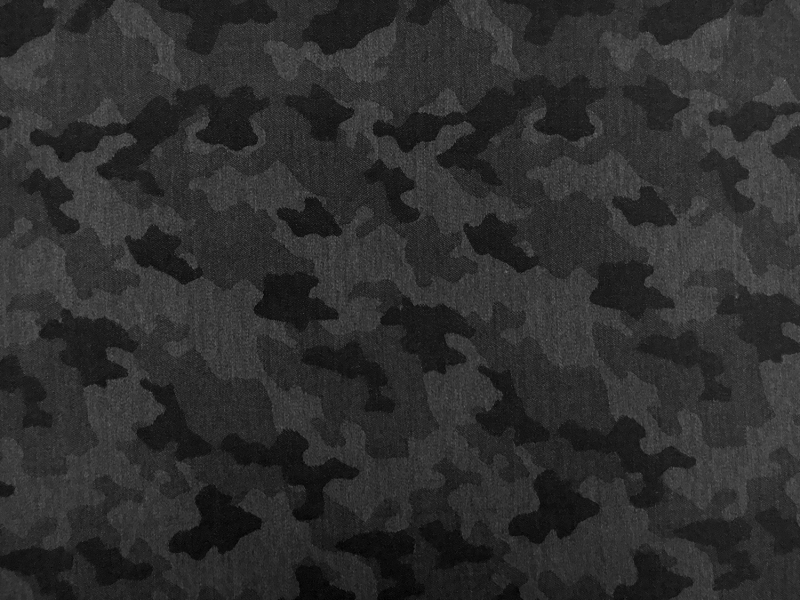 Italian Wool Camouflage Jacquard Suiting in Charcoal0
