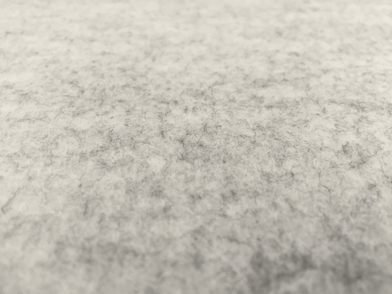 Merino Wool Felt 1mm in Heather Light Grey | B&J Fabrics