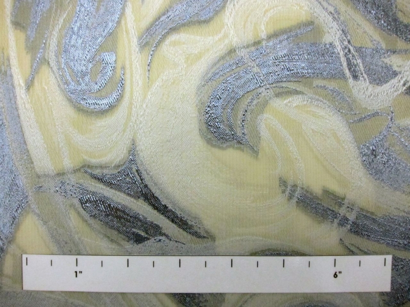 Ombré Silk Metallic Fil Coupé Panel1
