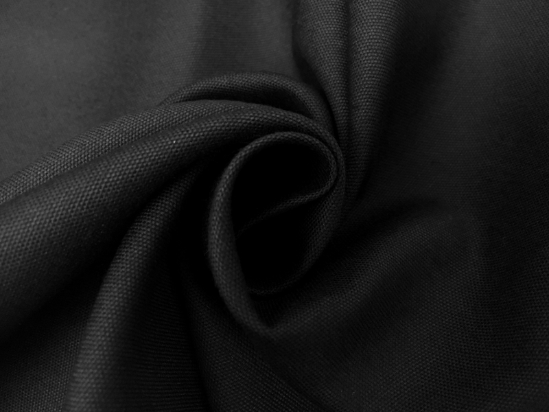 Japanese Fine Cotton 6.5oz Canvas in Black1