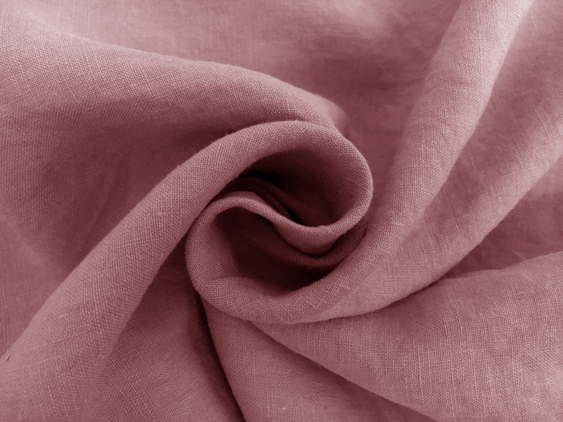 Stone Washed Linen In Pink1