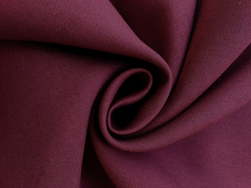 Silk and Wool in Wine | B&J Fabrics