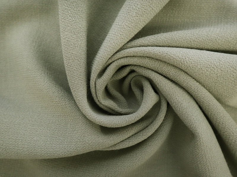 Italian Wool Crepe in Sage | B&J Fabrics
