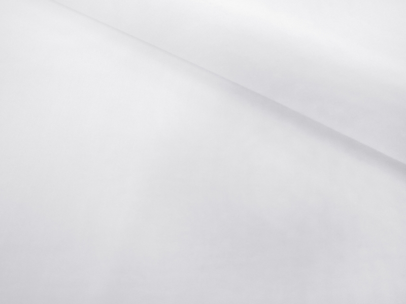 Poly Cotton Broadcloth in White | B&J Fabrics