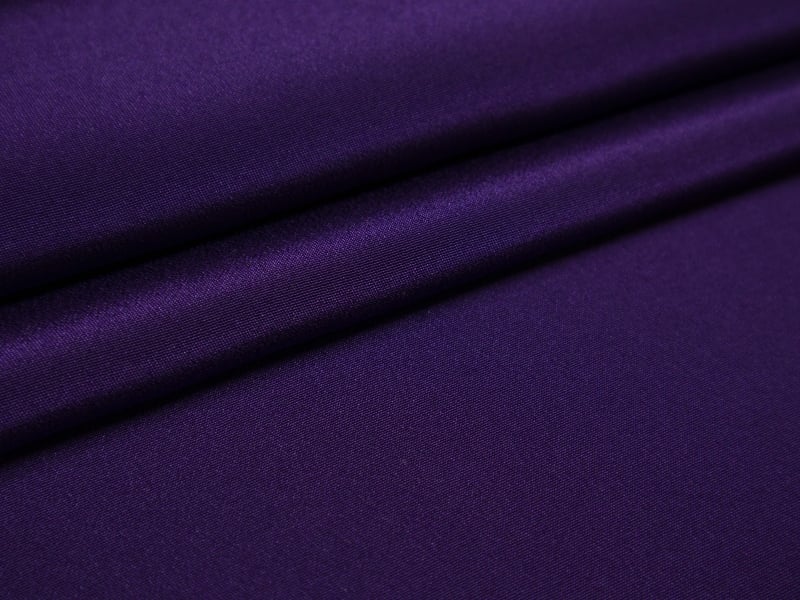 4 ply silk crepe in purple- folded
