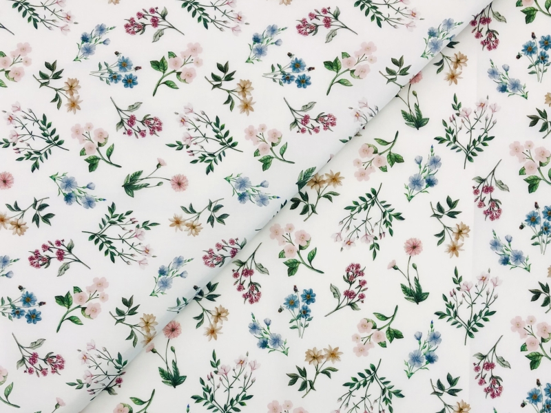 Liberty of London Cotton Lawn Floral in White | B&J Fabrics