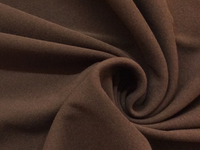 Made in Japan 100% Cotton Knit in Choclate | B&J Fabrics