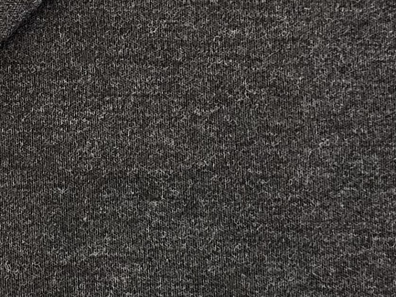 Italian Virgin Wool Knit in Charcoal | B&J Fabrics