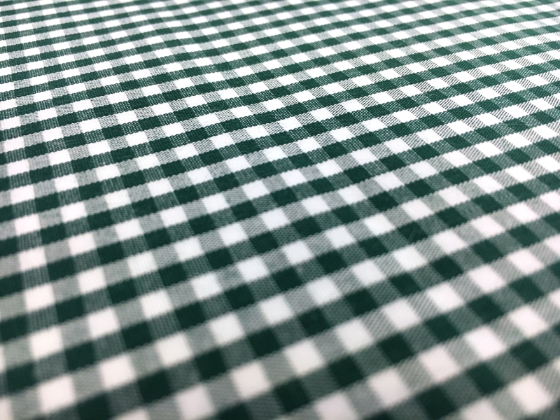 1/4" Cotton Gingham in Forest Green 2