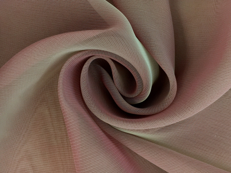 Iridescent Polyester Chiffon in Opal0