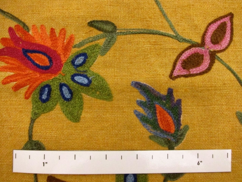 Crewel Embroidered Silk Matka1