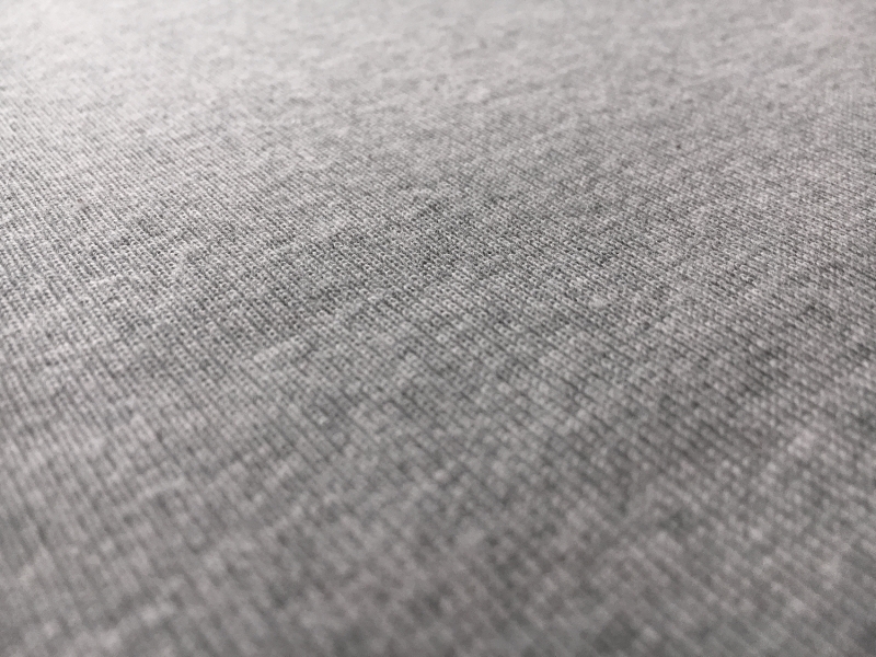 Japanese Cotton Tubular Rib Knit in Grey0