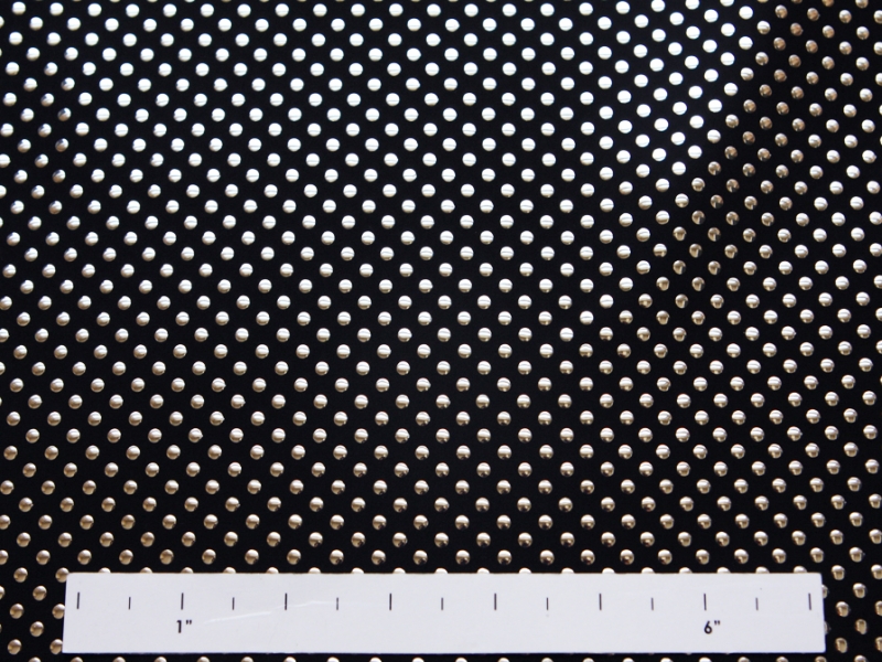 Poly Spandex with Metallic Dots1