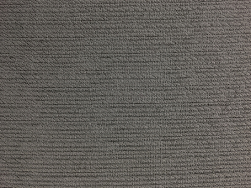 Polyester Spandex Novelty Knit in Grey 0