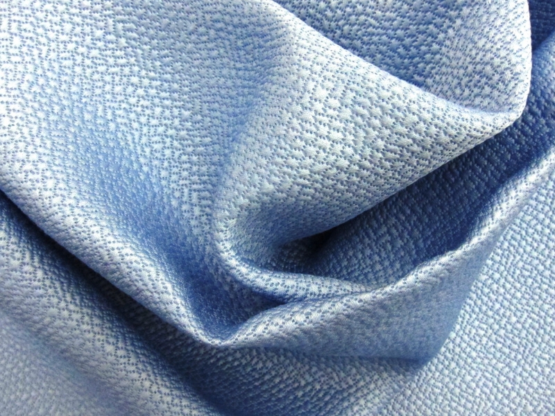Silk and Wool Hammered Satin in Periwinkle1