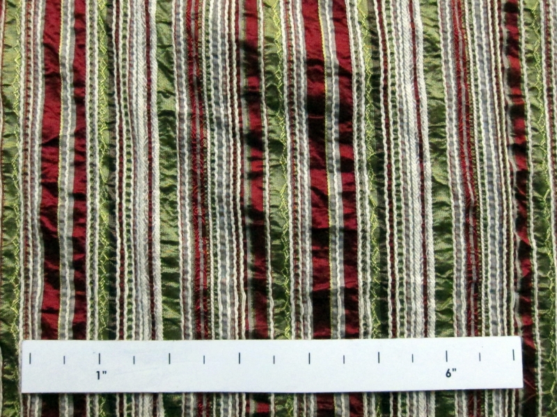 Silk Blend Stripe Organza1