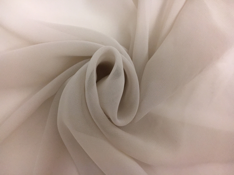 Japanese Polyester Chiffon in Beige1