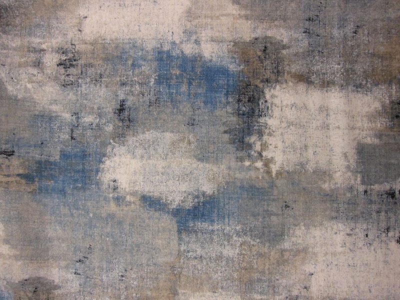Linen Viscose Upholstery Abstract Print 0