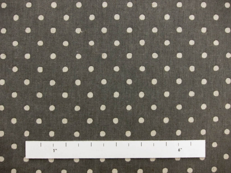 Japanese Cotton Linen Polka Dot Print1