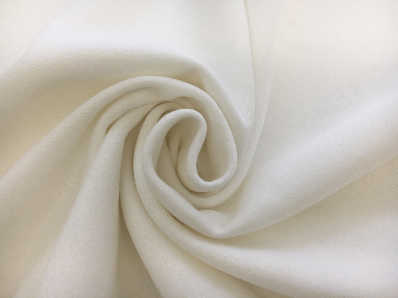 Hemp, Cotton & Bamboo Sweatshirt Fleece in Ecru | B&J Fabrics