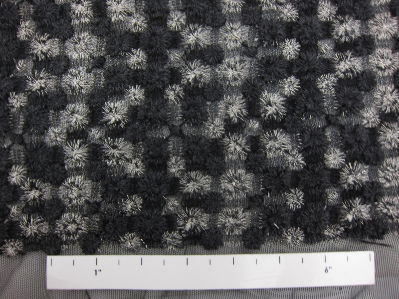 Wool Metallic Embroidered Illusion1