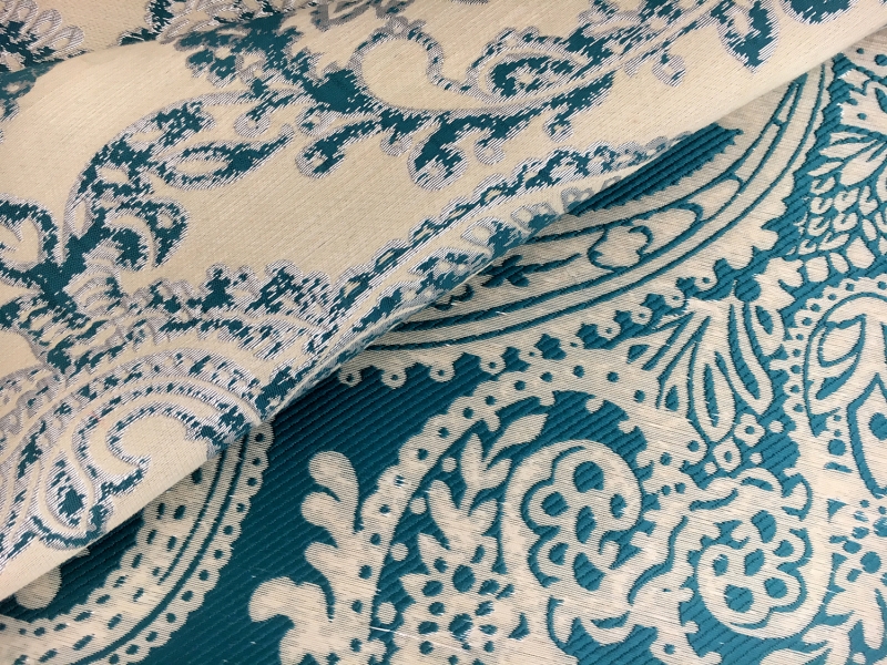 Extra Wide Doubleface Jacquard Large Paisley Pattern1