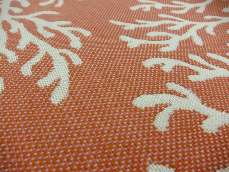Poly Upholstery with Coral Motif2