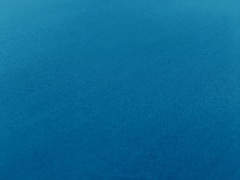 Italian Wool Satin Faille in Lagoon Blue2