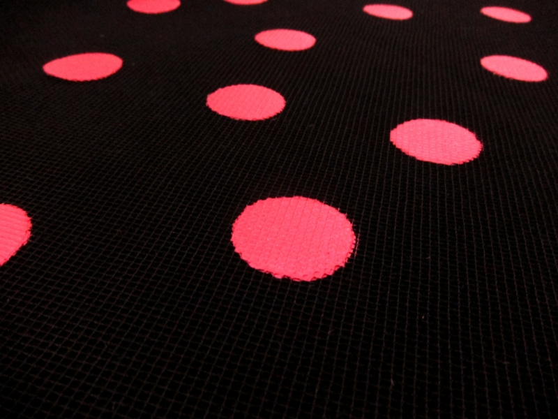 Painted Polka Dots on Tulle2