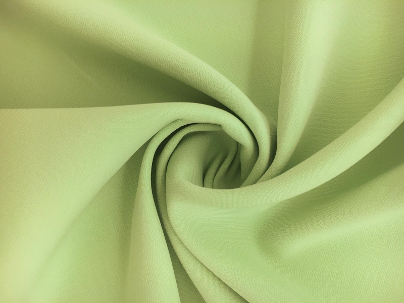Polyester Stretch Crepe in Light Apple Green0